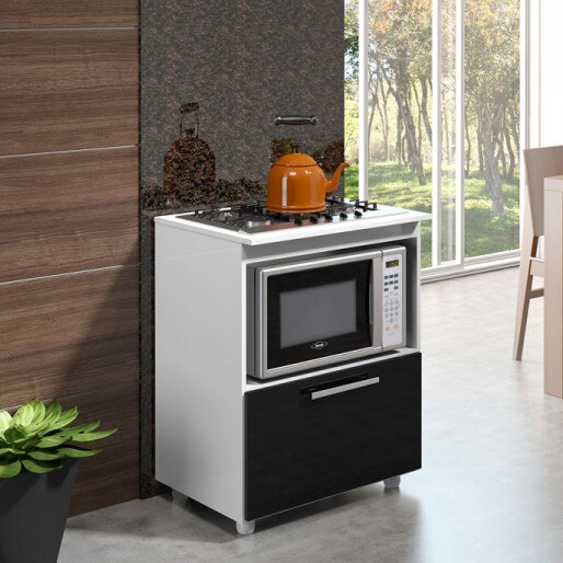 Balcão para Cooktop Multimóveis 4 Bocas 5000.097 
