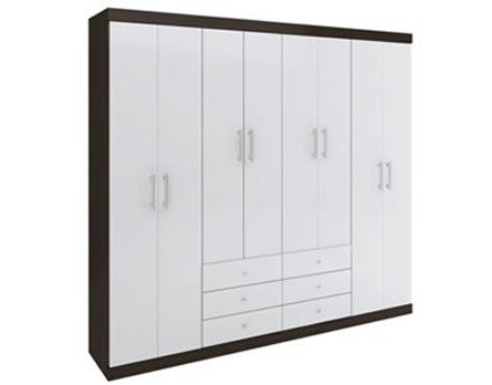 Guarda-roupa Santos Andirá Havana Master 8.6 - Ideal para armazenar tudo que você precisa