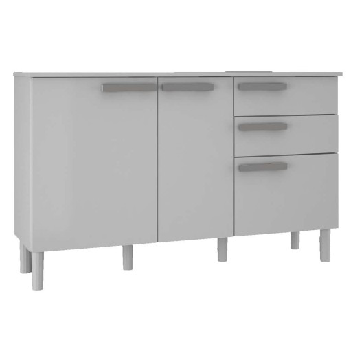 Balcão Palmeira Ratan Branco c/ 2 Portas – 12210103