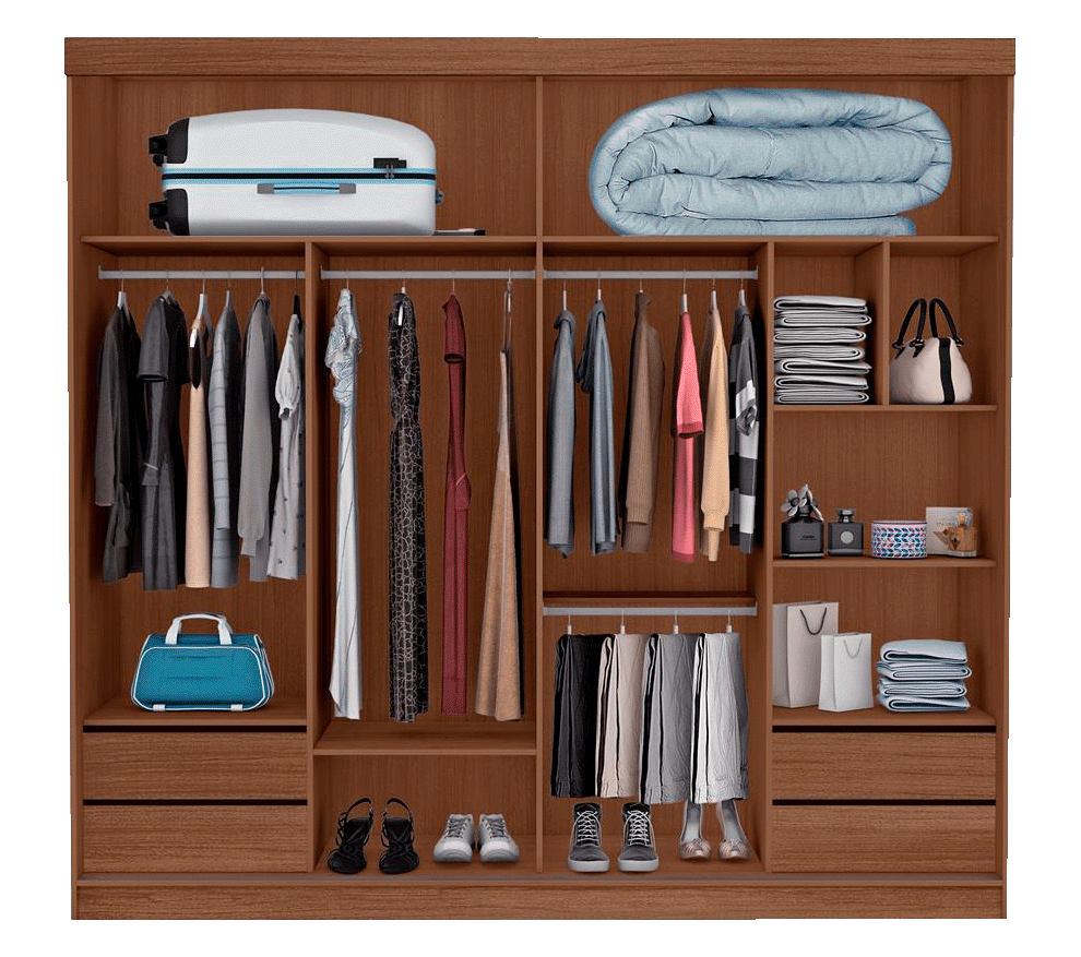 Guarda-Roupa Gênova Fama Móveis cores