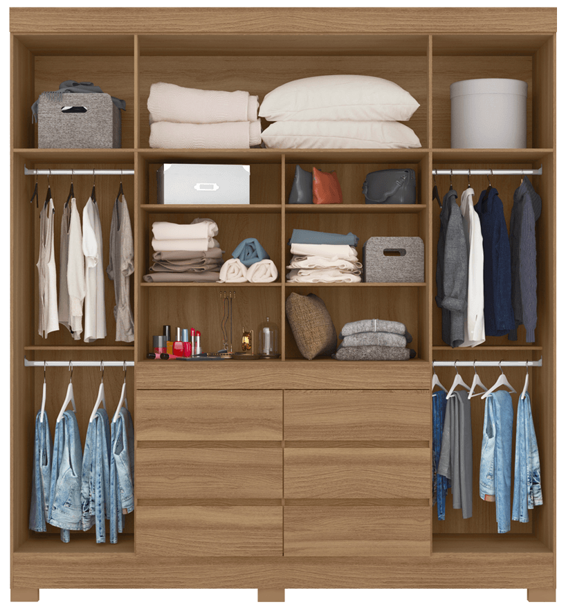 Guarda-Roupa Demóbile Sintra puxadores