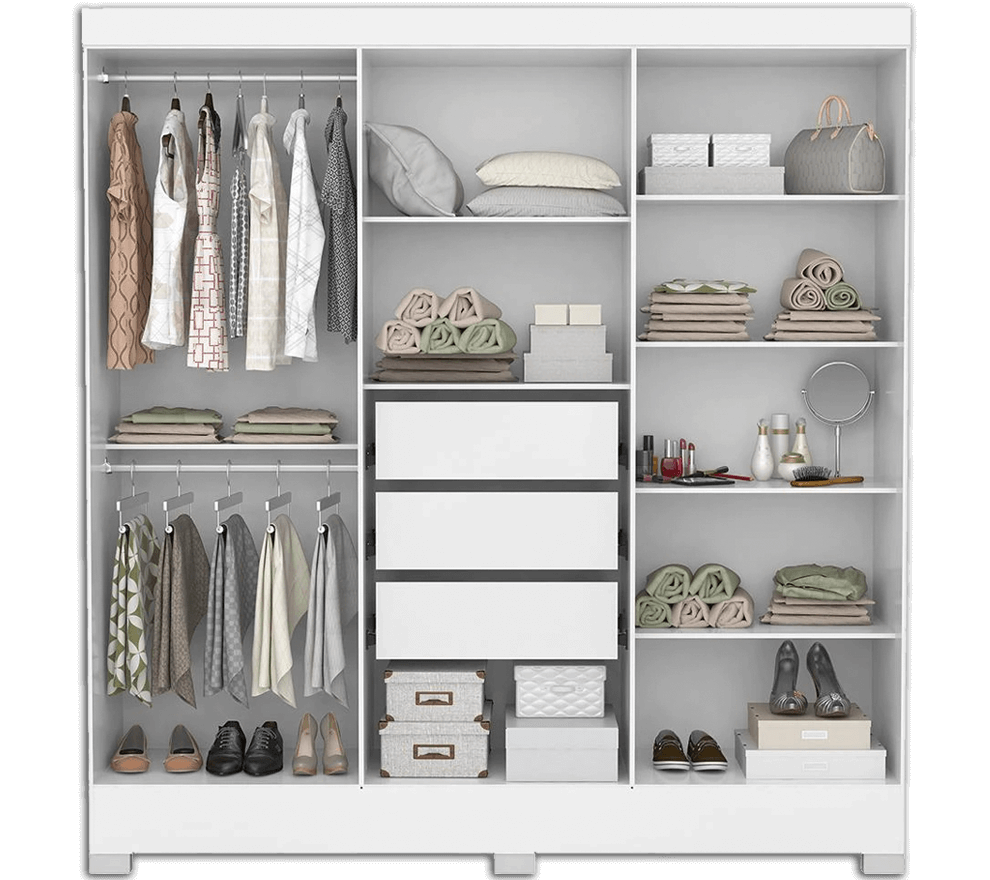 Guarda-Roupa Demóbile Prático gavetas