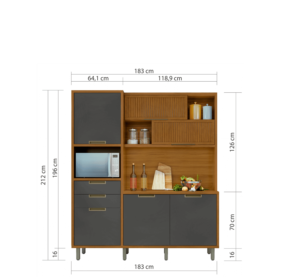 Cozinha Prática Nesher Loft Imperatriz