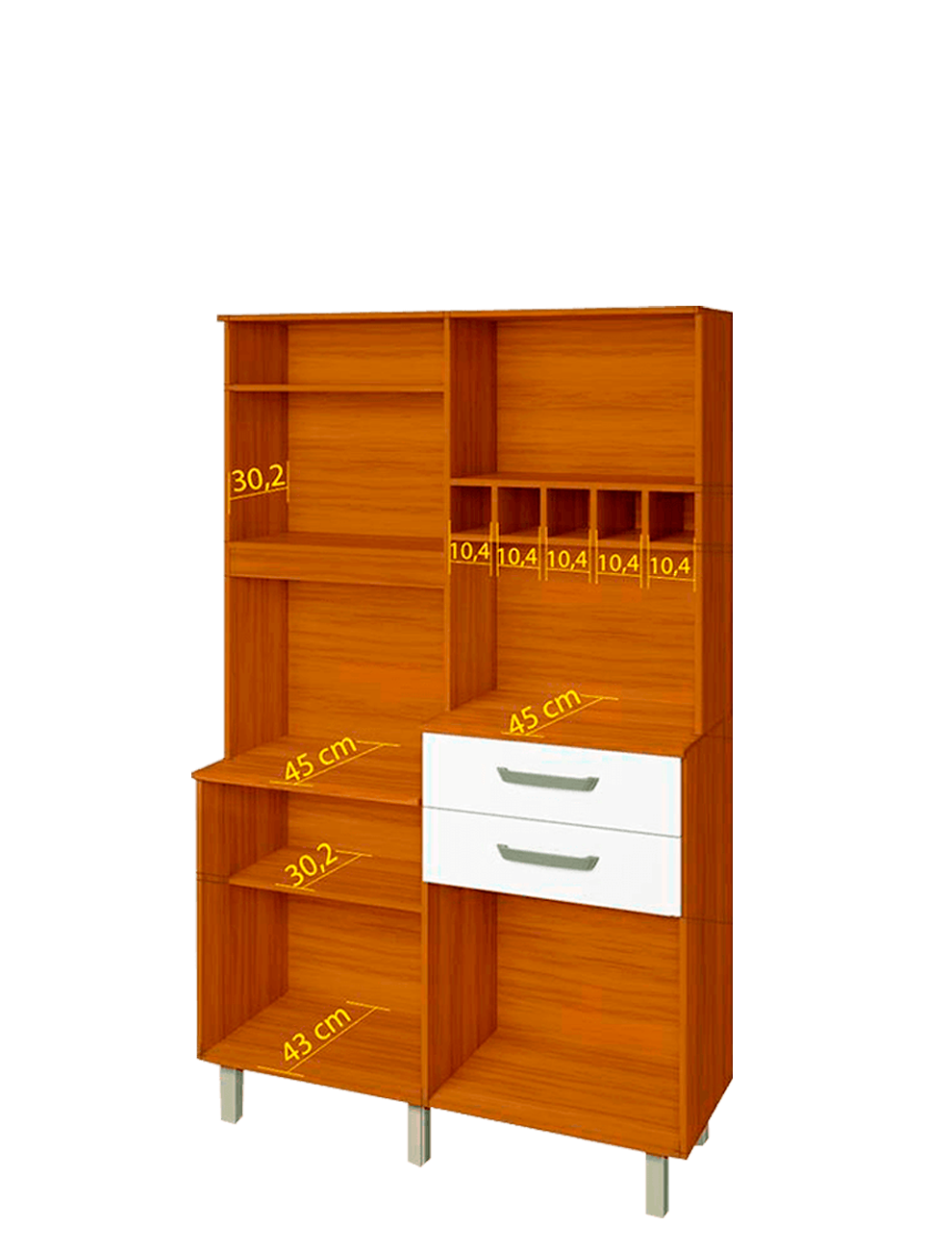 Cozinha Prática Smart Jr Nesher 4 Portas