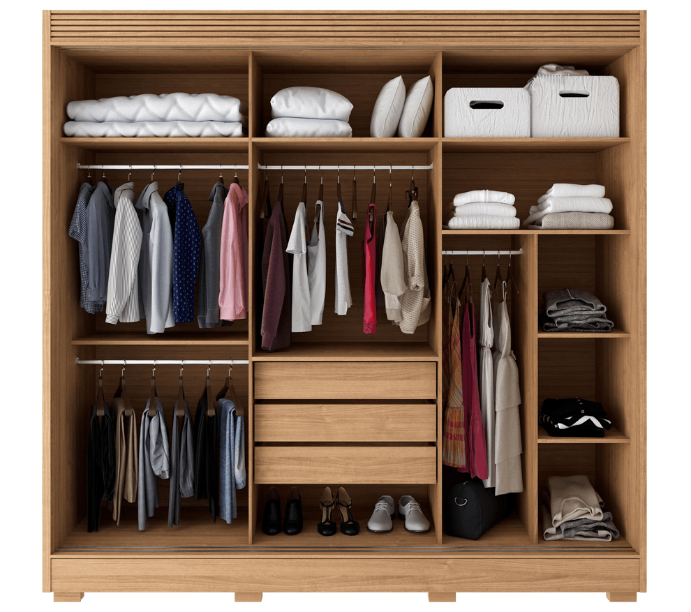 Guarda-Roupa Fama Detroit gavetas medidas