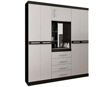 Guarda-Roupa Santos Andirá Havana Plus Capelinha - Design sofisticado e ampla área interna