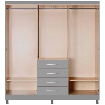 guarda-roupa Bartira Signus aberto
