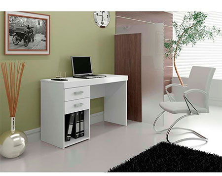 Mesa para Computador Politorno Malta com 2 gavetas