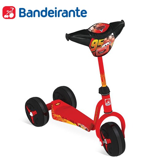 Patinete Bandeirante Carros Disney