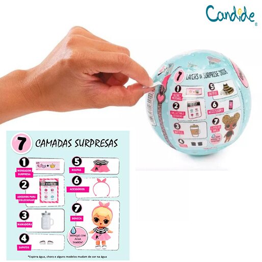 Miniboneca Candide LOL Surprise 7 surpresas