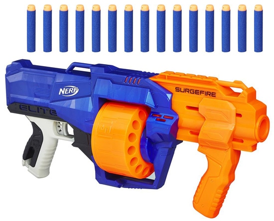 Lançador Hasbro Nerf Surgefire 15 Dardos Elite