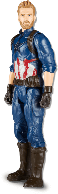 Esse boneco faz parte da linha Vingadores: Guerra Infinita Boneco Hasbro Vingadores Capitão América