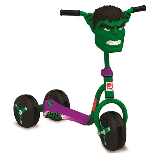 patinete bandeirante hulk 3 rodas