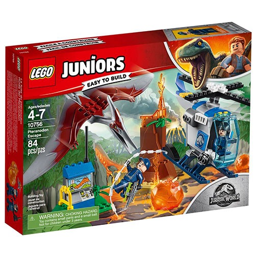 lego juniors jurassic world fuga pteranodonte
