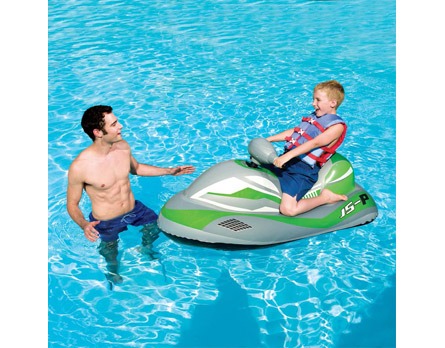 Bote inflável em formato de Jet Ski - Seus dias de sol muito mais radicais!