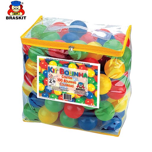 Kit Bolinha Braskit - 100 Unidades