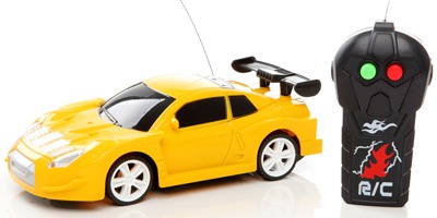 carro controle remoto road car estrela amarelo alcance 20 metros escala