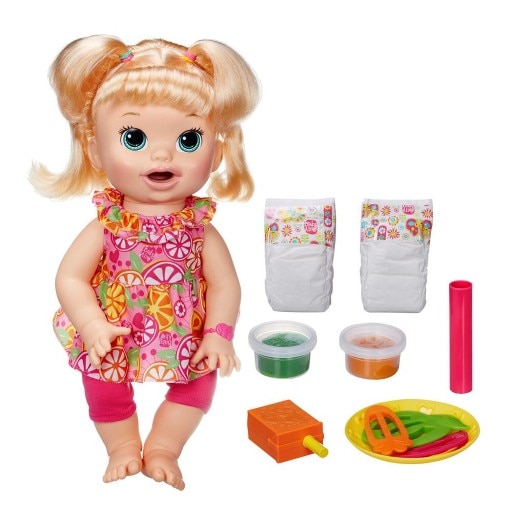 Boneca Baby Alive Loira Hasbro Comilona