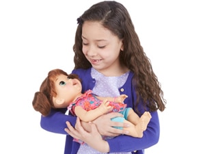 boneca baby alive comilona morena hasbro soninho