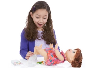 boneca baby alive comilona morena hasbro trocar fraldinha