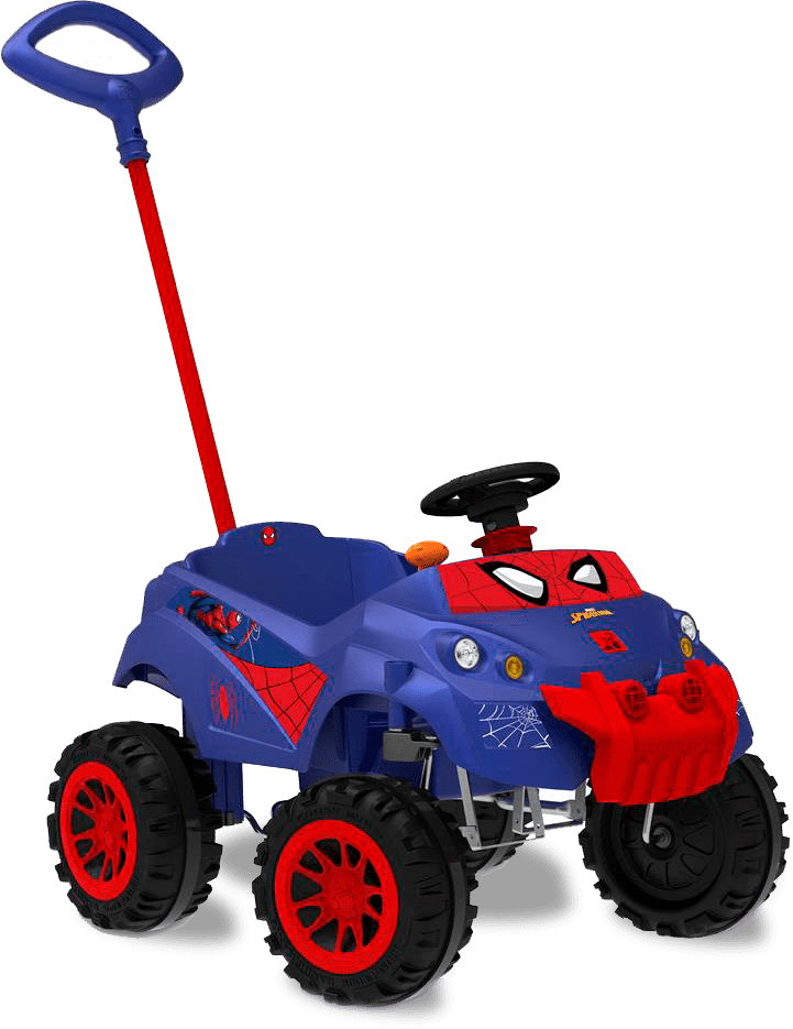 Carro Passeio Pedal Homem Aranha Bandeirante