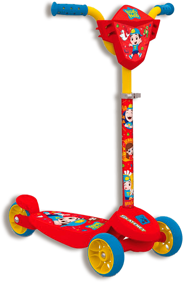 Patinete Skatenet Bandeirante Luccas Neto 