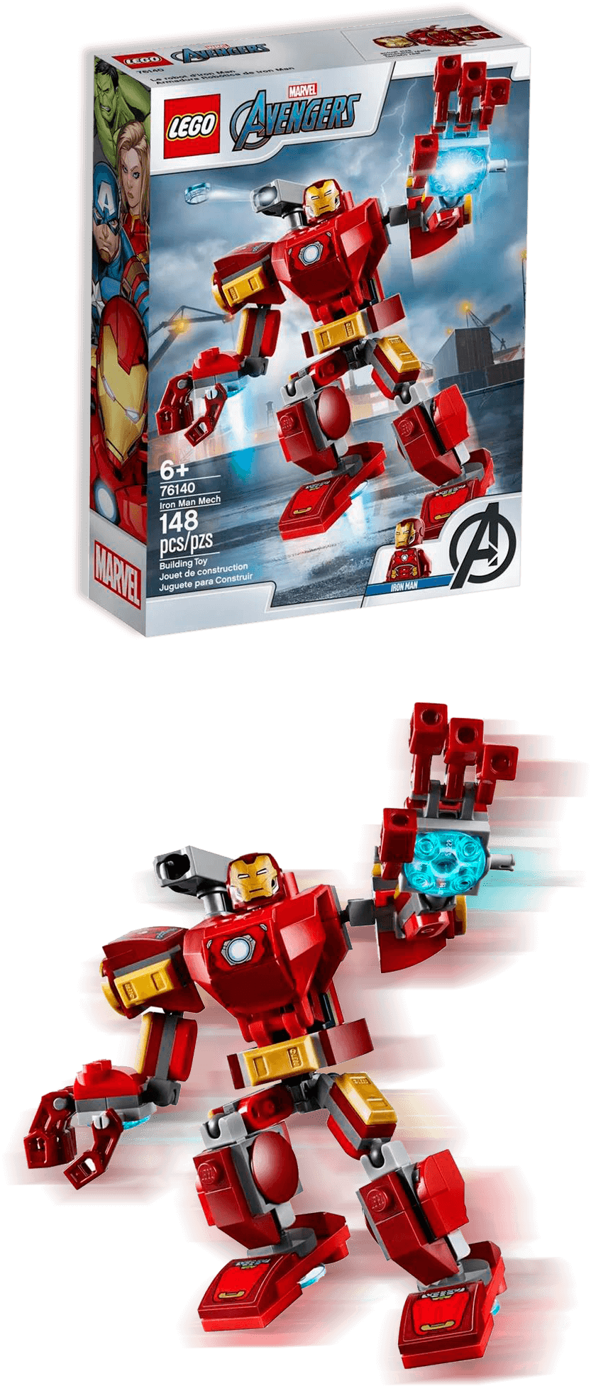 LEGO Super Heroes Robô Iron Man idade