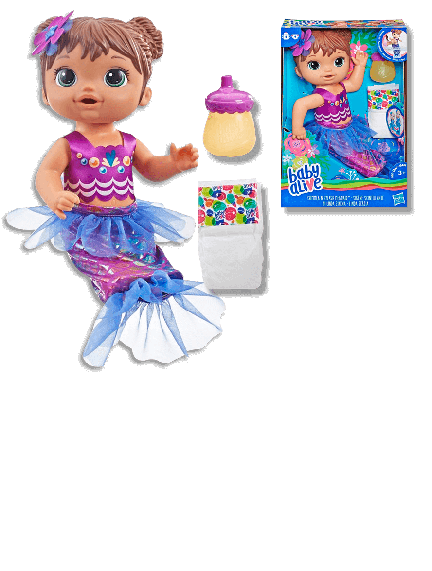 Baby Alive Linda Sereia Morena da Hasbro