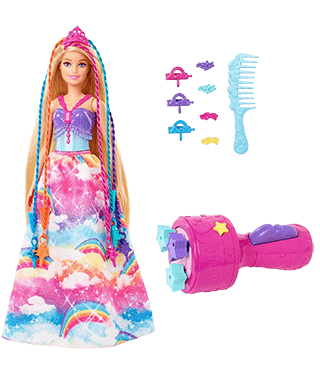 Produzida em plástico resistente Boneca Barbie Mattel Dreamtopia acessórios