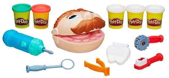 Conjunto Play-Doh Hasbro Dentista massinha de modelar