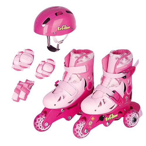 Patins Fenix Tri-Line In-Line brinquedos esporte infantil rodas