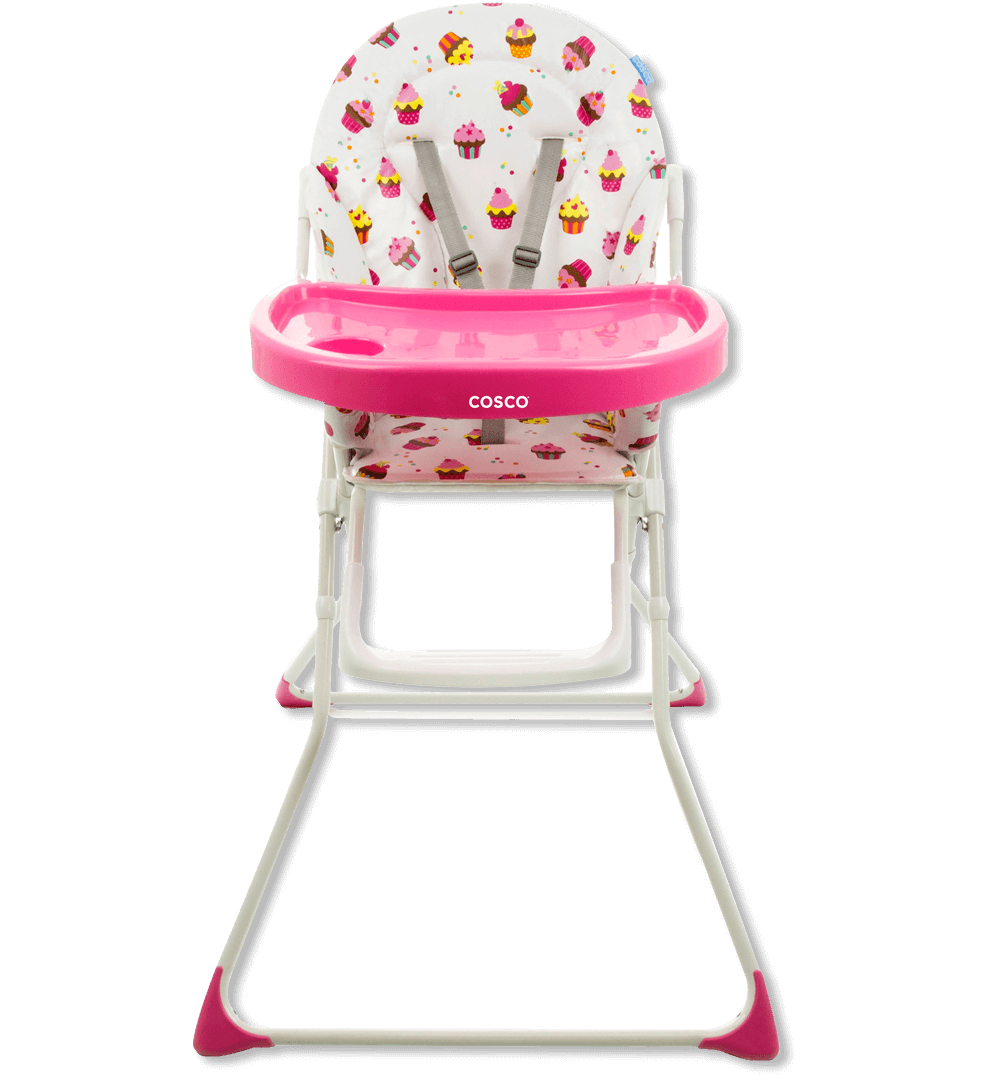 Cadeira Refeição Cosco Banquet Cupcake - Rosa