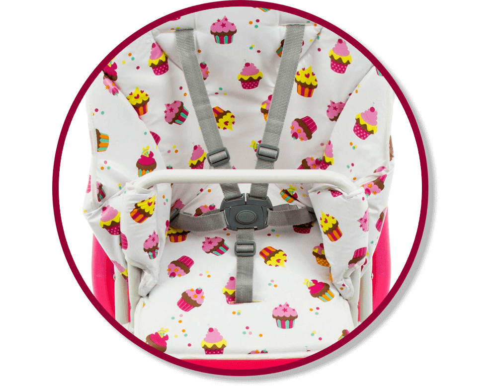 Cadeira Refeição Cosco Banquet Cupcake segurança