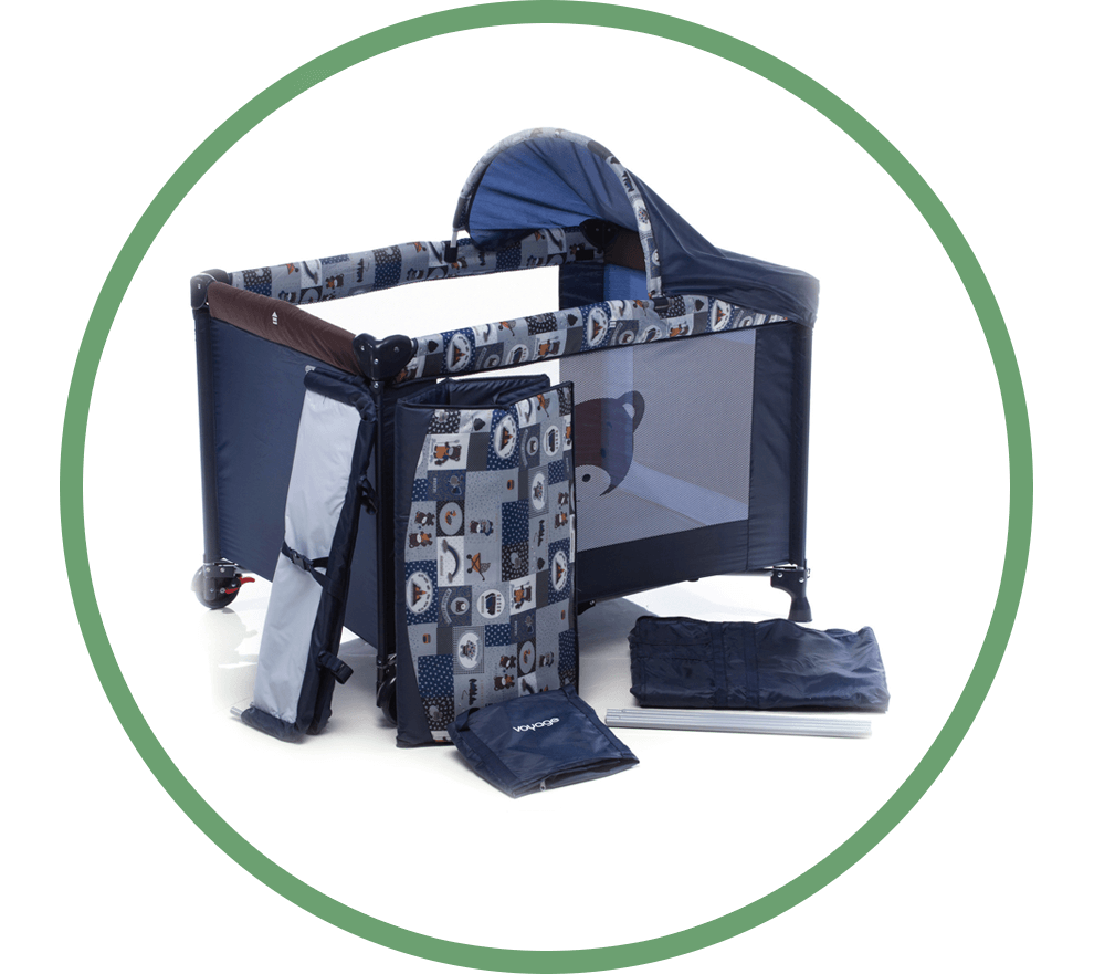 Berço portátil Funny Voyage laterais