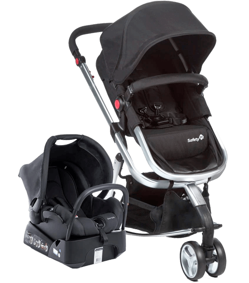 Carrinho Passeio Safety 1st Travel System Mobi Preto 