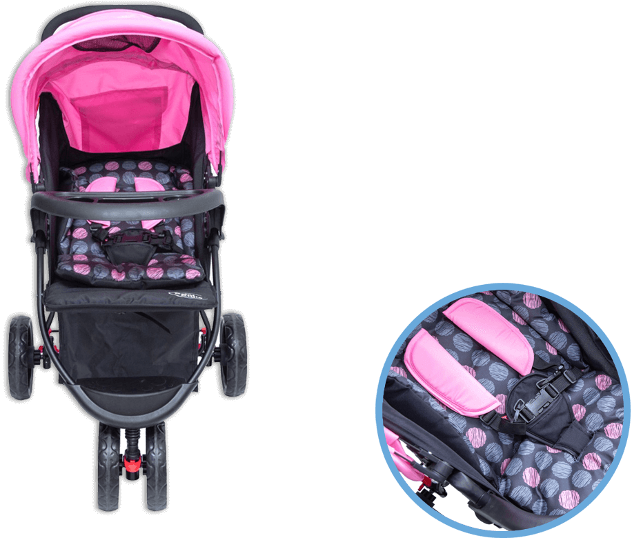 Carrinho de Bebê Baby Style Urban bandeja