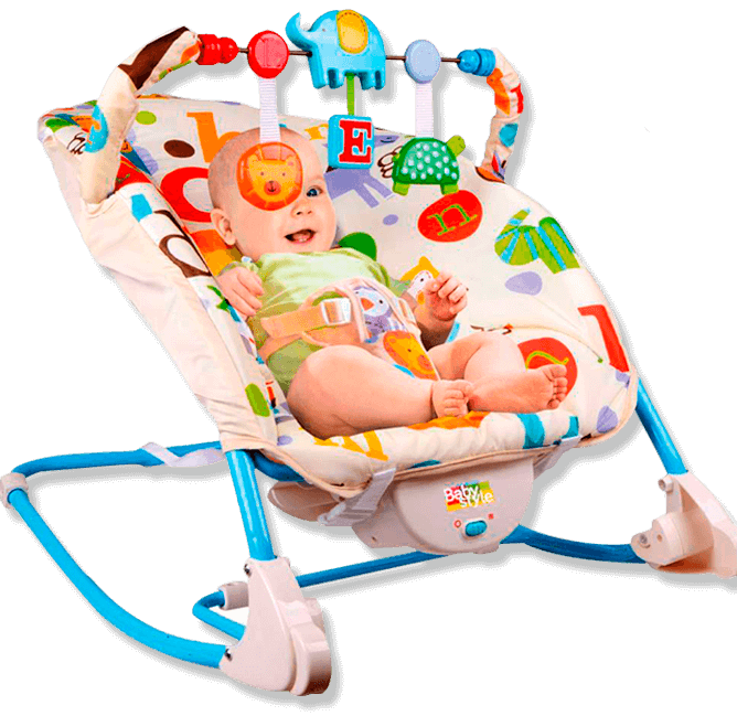 Cadeira de Descanso Baby Style Letrinhas Musical