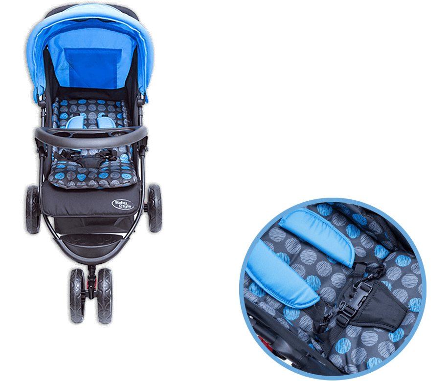 Carrinho de Bebê Baby Style Urban bandeja