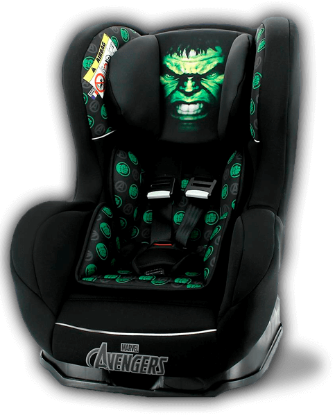 Cadeira Automóvel Team Tex Marvel Hulk Material Polipropileno