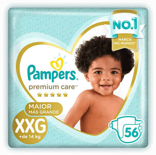 Fralda Pampers Premium Care