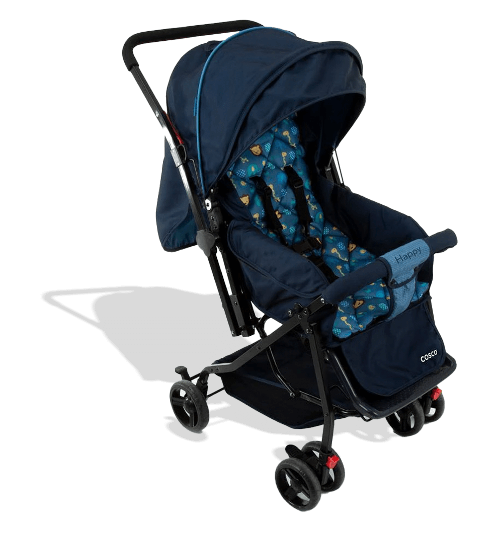 Carrinho de Bebê Cosco Happy - Azul | Casas Bahia