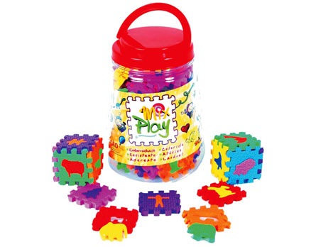 Mix Play Mingone - Peças coloridas, atóxicas e laváveis