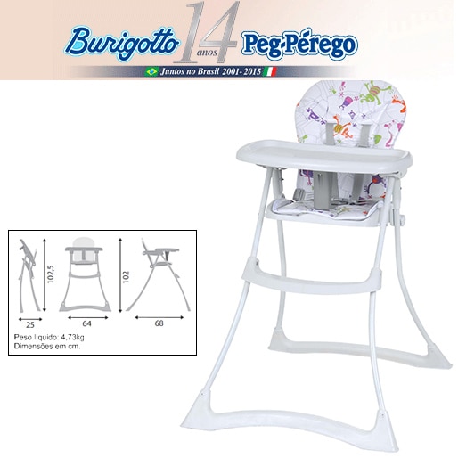 Cadeira Refeição Burigotto Bon Appetit XL