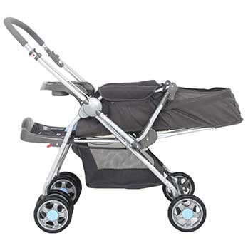 Carrinho de Bebê Cosco Travel System Reverse CD200TS reclínio