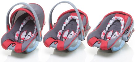 cosco bebeconforto vermelho alcas capota reclinavel