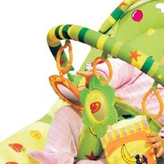 cadeirinha Dican Musical Frutinhas Divertidas 3552 Colorida brinquedos