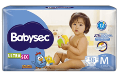 Fralda Babysec UltraSec M Galinha Pintadinha
