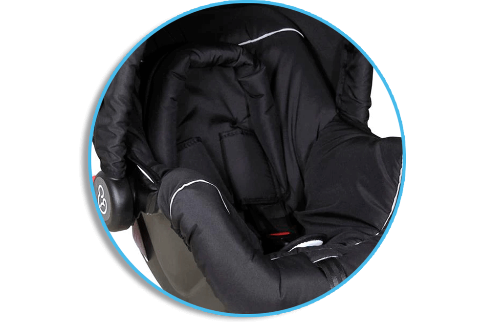 Bebê Conforto Galzerano Piccolina Cinza Preto