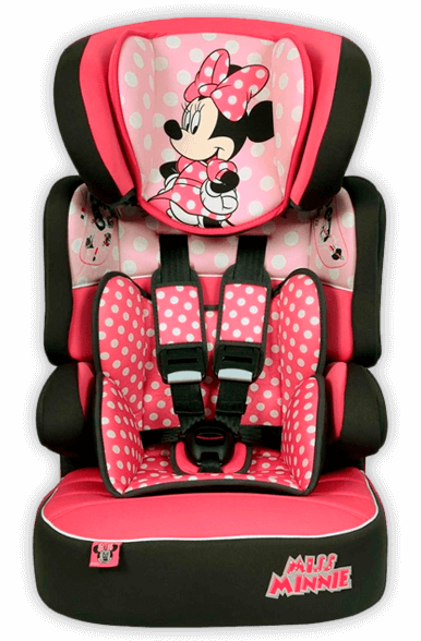 Cadeira Automóvel Team Tex Beline Luxe Minnie Mouse Dots
