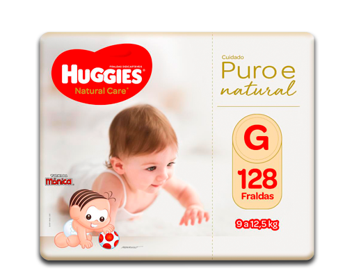 Fralda Huggies Natural Care G
